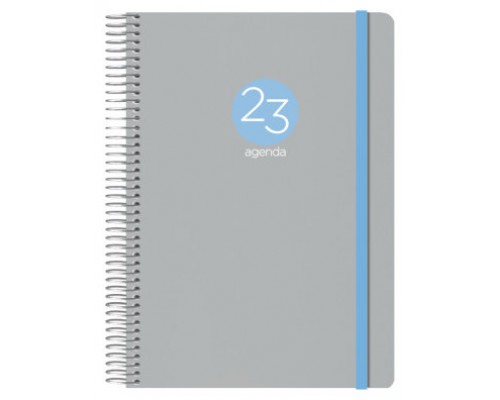 AGENDA 2025 MEMPHIS DÍA PÁGINA 15 X 21 CM MODELO GRIS DOHE 12689 - 25 (Espera 4 dias)